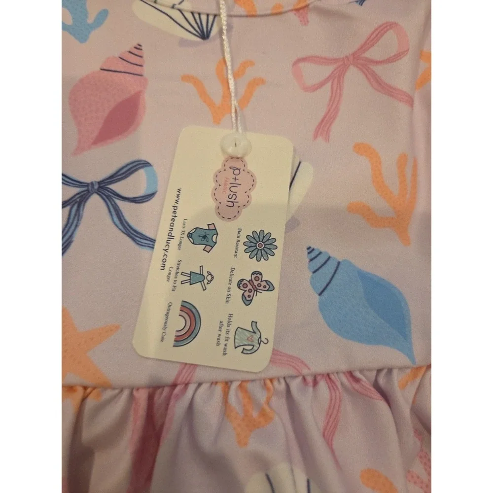 Pete & Lucy Shell Belle 2 Piece Set Girls Size 3T